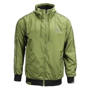 Dixxon Flannel Co WATERFRONT WINDBREAKER OD Green‎ Hooded Jacket -  Men's L NEW